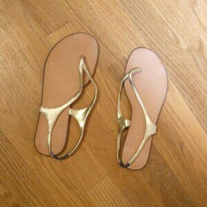 Gold Sandals